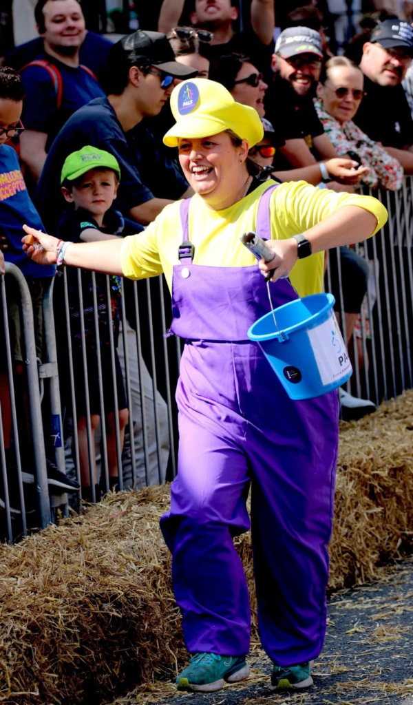 Helen in wario costume