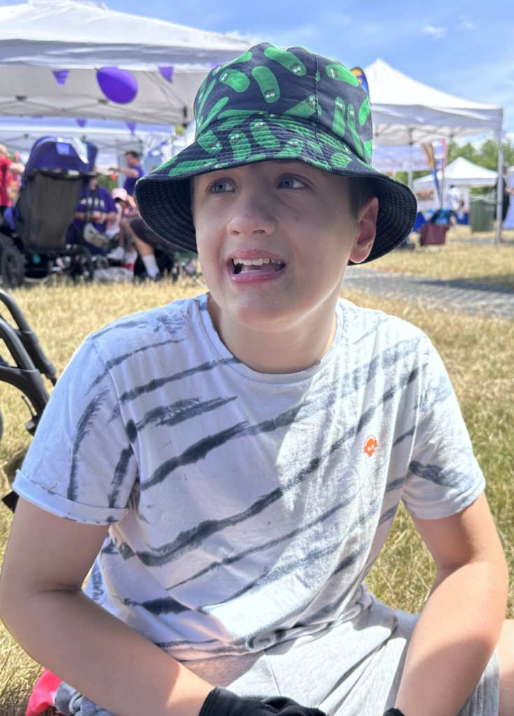Henry in a bucket hat